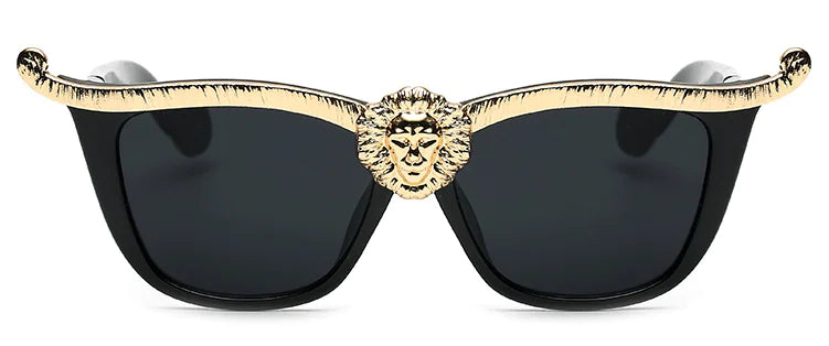 Majestic Gaze Lion Head Sunglasses