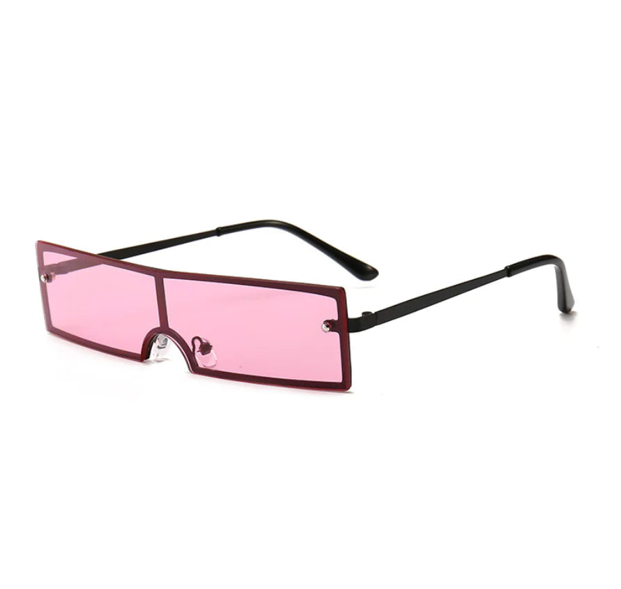 Y2K Rectangular Sunglasses – Trendy Women’s Slim Frame Retro Glasses