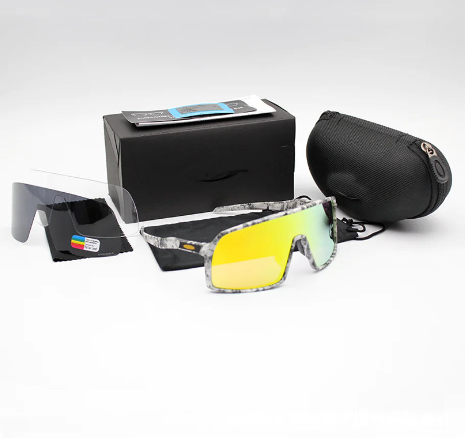 Athletic Polarized Cycling Sunglasses – Sleek, Lightweight