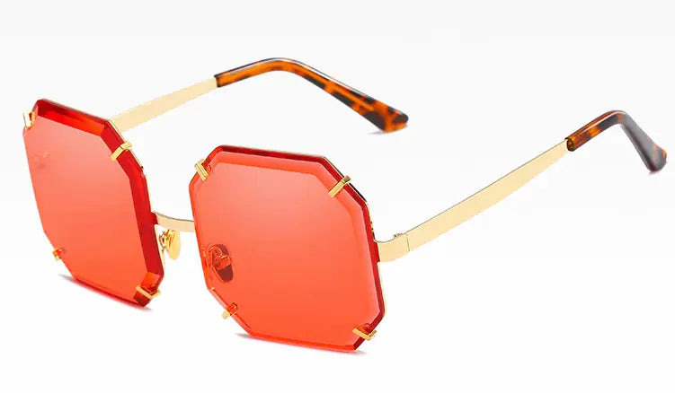 Octagon Frame Sunglasses – Edgy, Artistic Style for Men & Women UV Protection