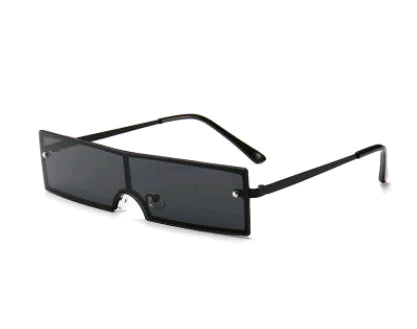 Stylish Rectangular Sunglasses for Women – Slim Frame Y2K Inspired Eyewear