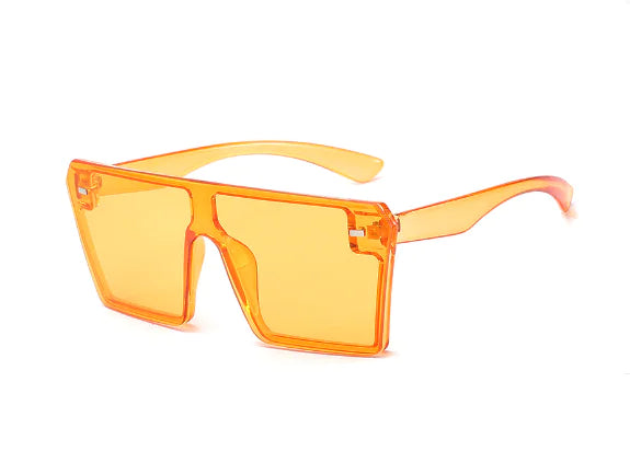 Candy Color Square Frame Sunglasses
