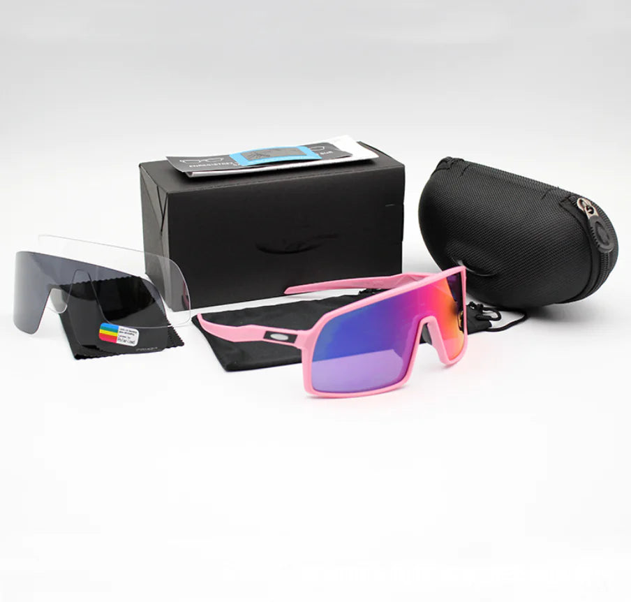 Athletic Polarized Cycling Sunglasses – Sleek, Lightweight