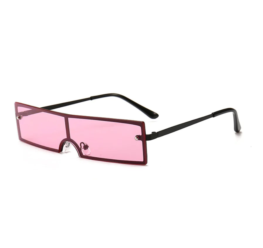 Y2K Rectangular Sunglasses – Trendy Women’s Slim Frame Retro Glasses
