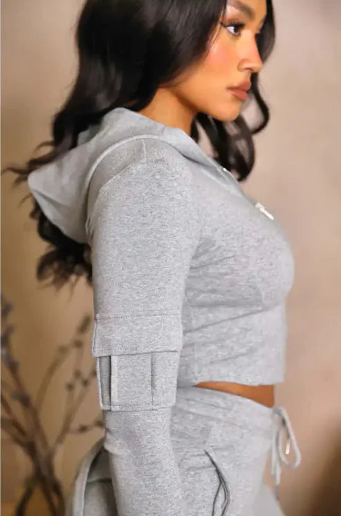 High-Waist Utility Cargo Pants