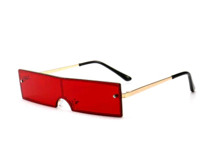 Stylish Rectangular Sunglasses for Women – Slim Frame Y2K Inspired Eyewear