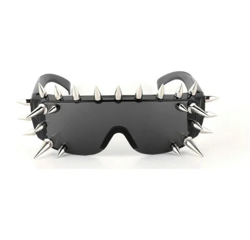 Handcrafted Punk Studded Sunglasses – Edgy Trendy Eyewear for Bold Looks