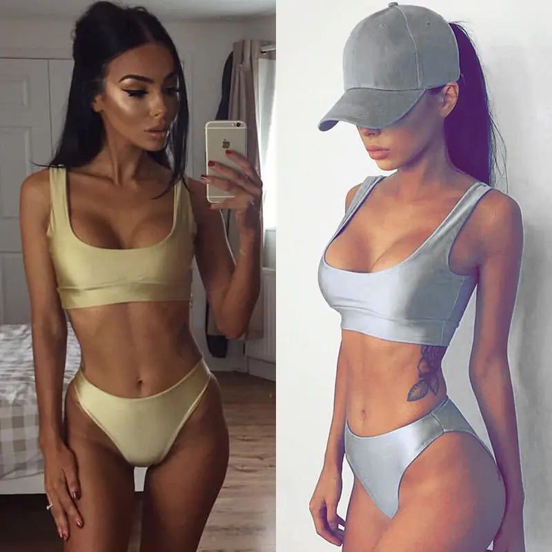 Sexy Bikini Set - Two-Piece Swimsuit