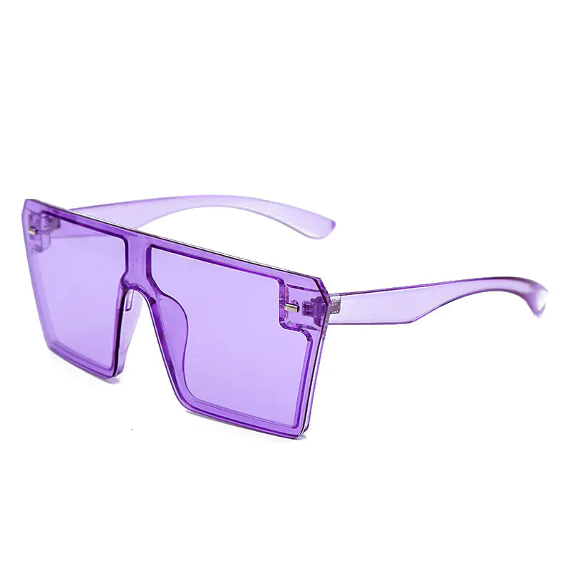 Candy Color Square Frame Sunglasses