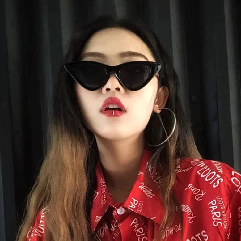 ClawBack Cat Eye Hip Hop Sunglasses for Women - Retro Style