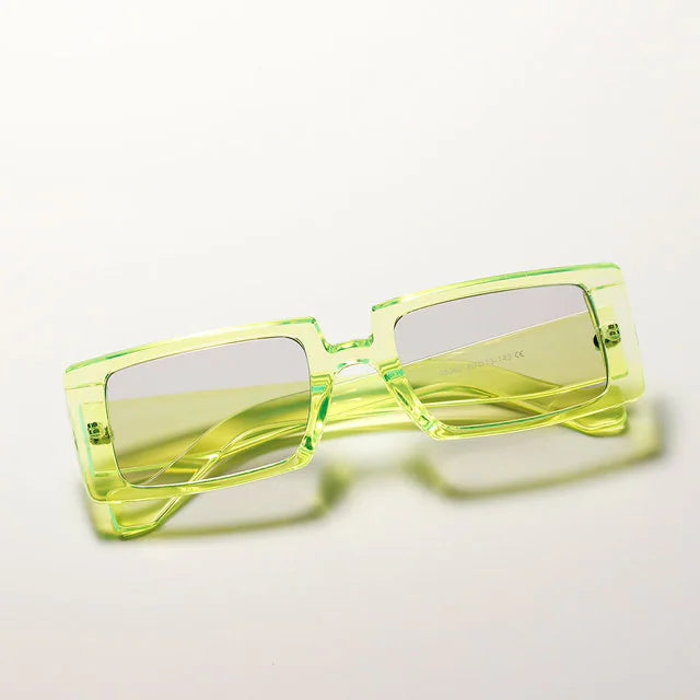 Retro Rectangular Sunglasses – Y2K Inspired Fashion Shades