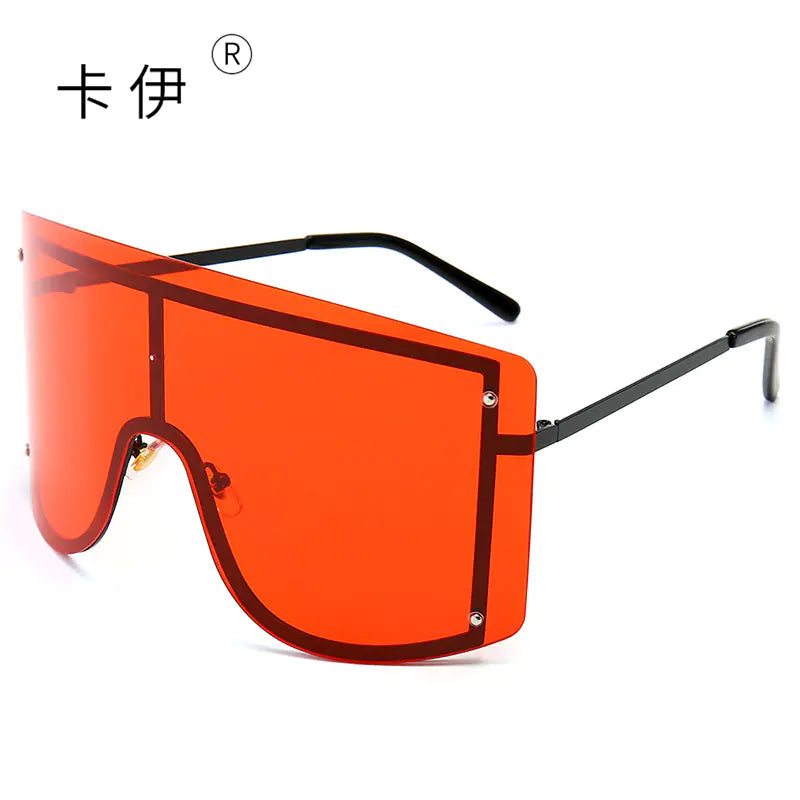 New Fashion Oversized Sunglasses with Colorful Frames