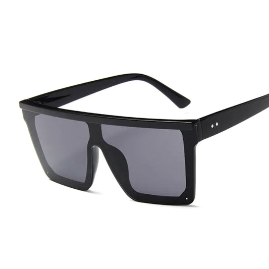 Oversized Black Square Sunglasses – Unisex Fashion Shades for Men & Women