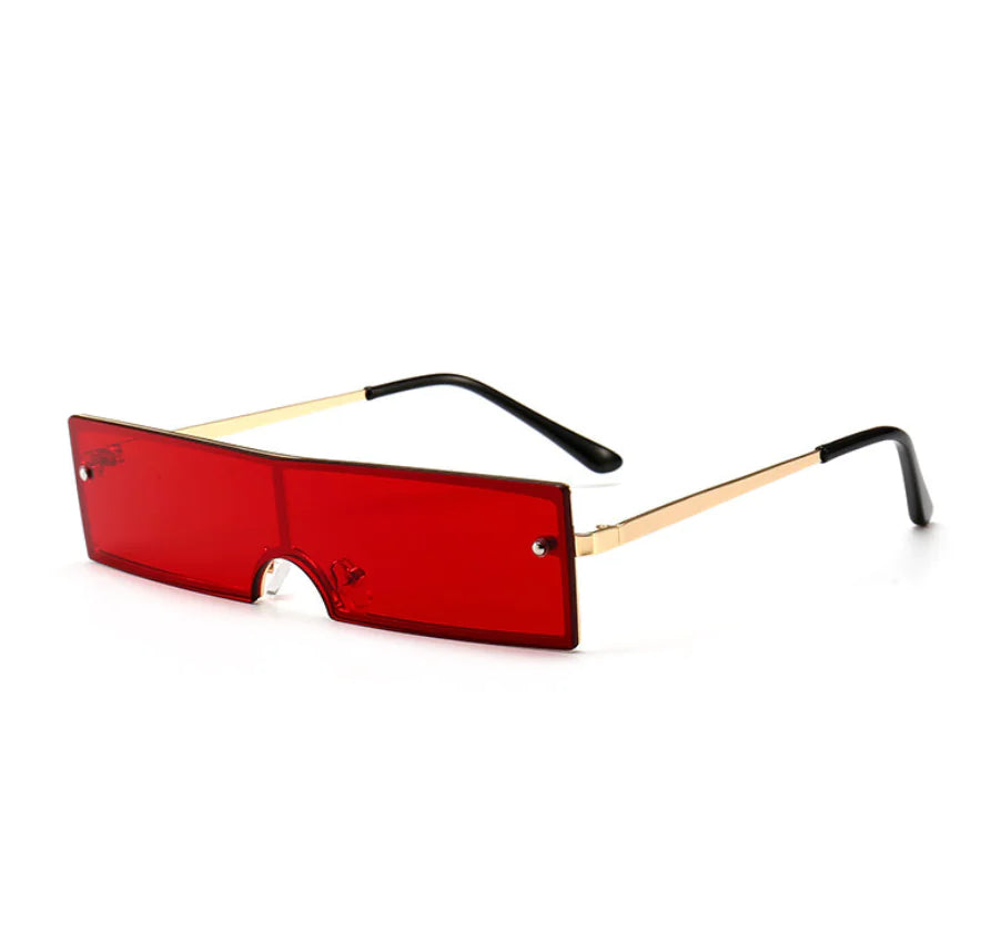 Y2K Rectangular Sunglasses – Trendy Women’s Slim Frame Retro Glasses