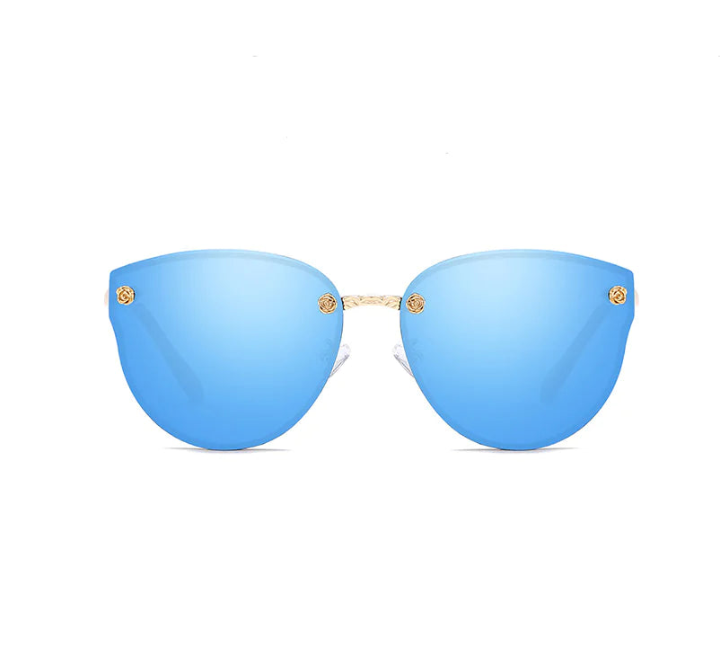 Colored Film Sunglasses with Metal Frame