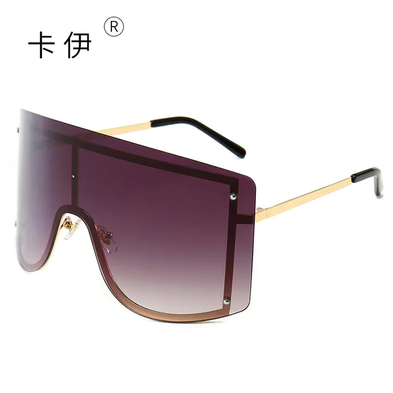 New Fashion Oversized Sunglasses with Colorful Frames
