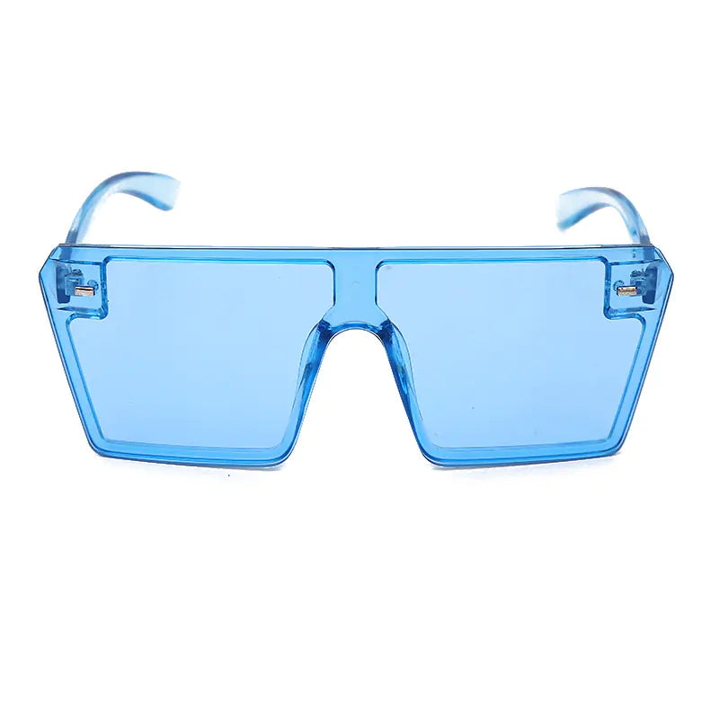 Candy Color Square Frame Sunglasses