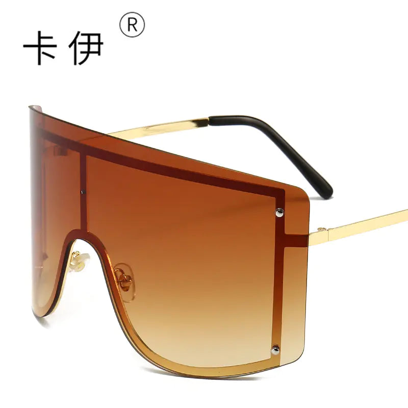 New Fashion Oversized Sunglasses with Colorful Frames