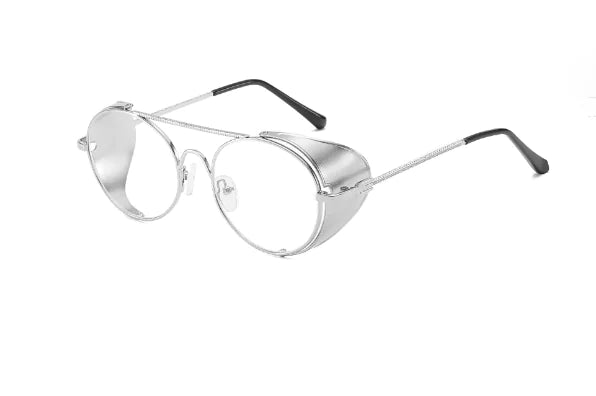 Classic Steampunk Round Sunglasses for Men and Women