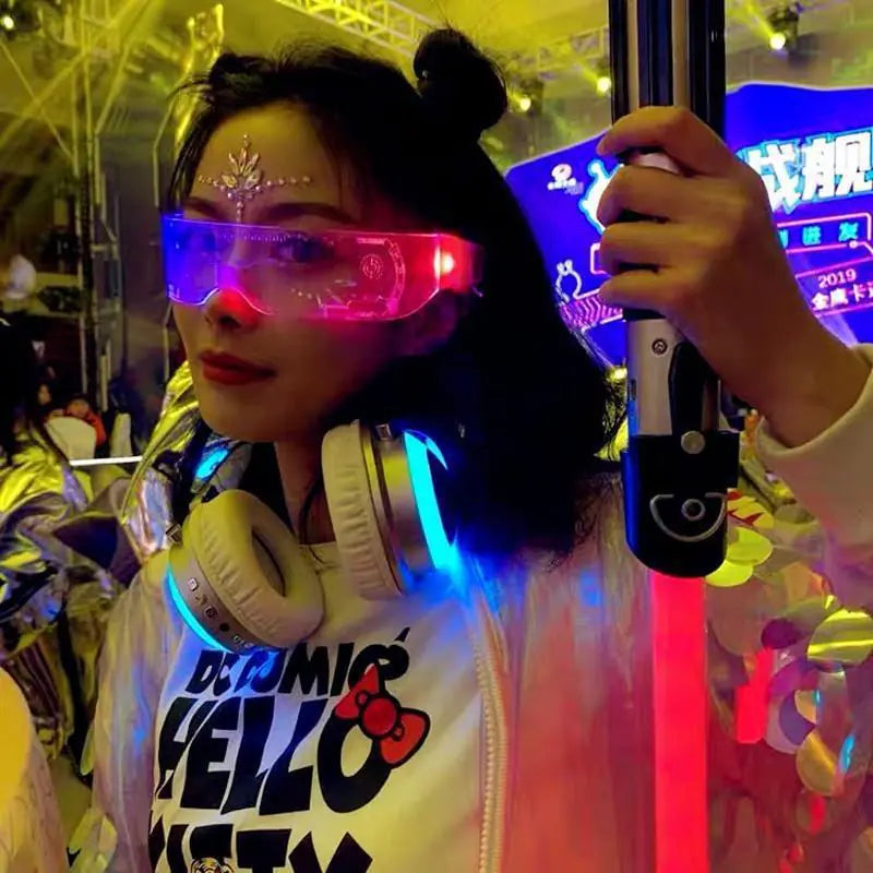 Colorful Flashing Sunglasses for Summer Parties