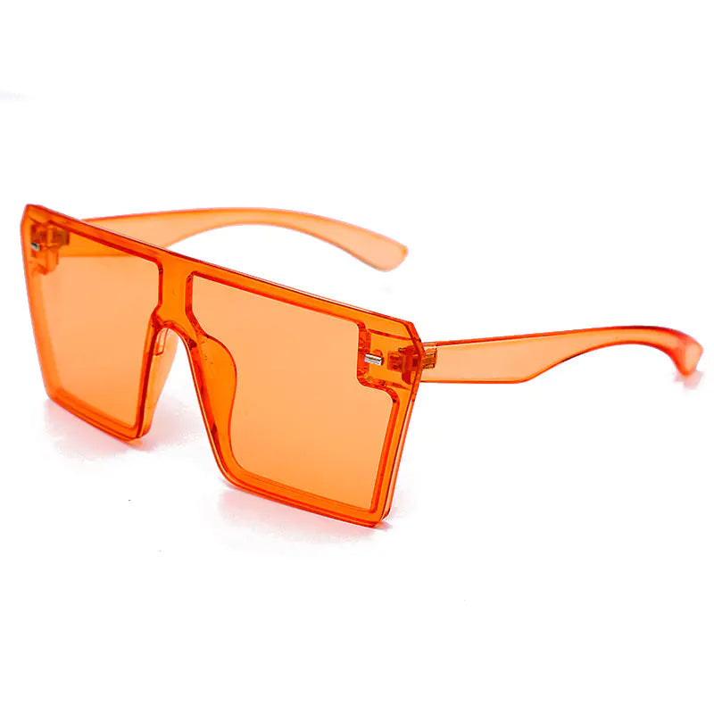 Candy Color Square Frame Sunglasses