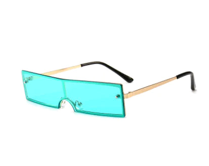 Stylish Rectangular Sunglasses for Women – Slim Frame Y2K Inspired Eyewear