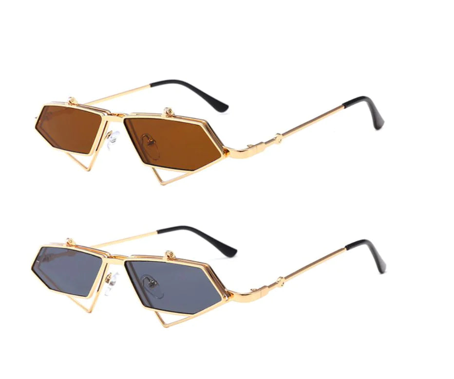 Architectural Sunglasses – High-Fashion Angled Frames