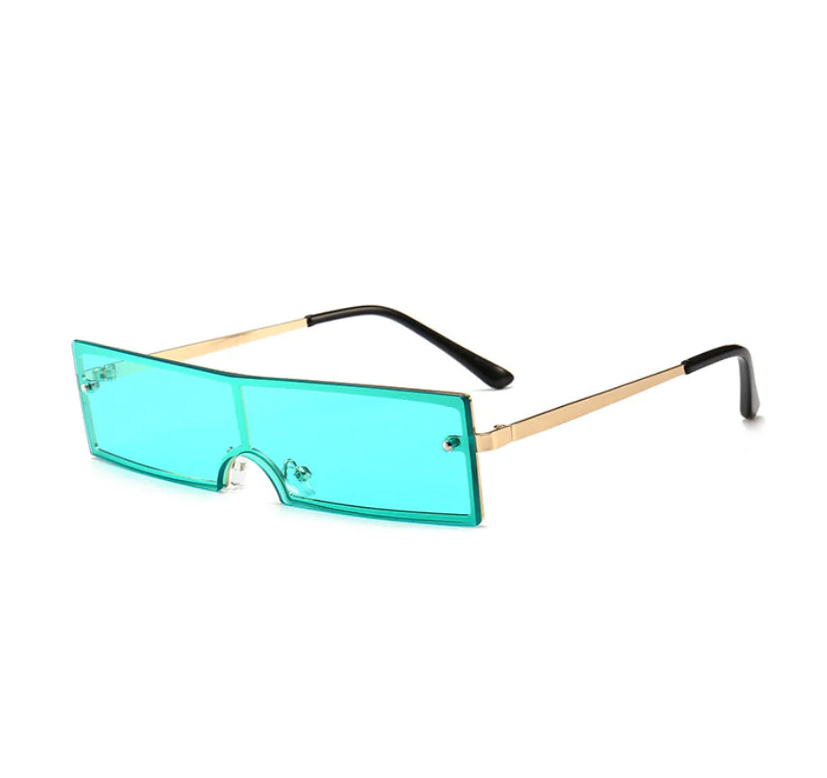 Y2K Rectangular Sunglasses – Trendy Women’s Slim Frame Retro Glasses