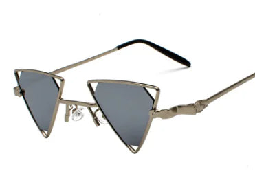 New Punk Style Triangle Sunglasses with Metal Frame