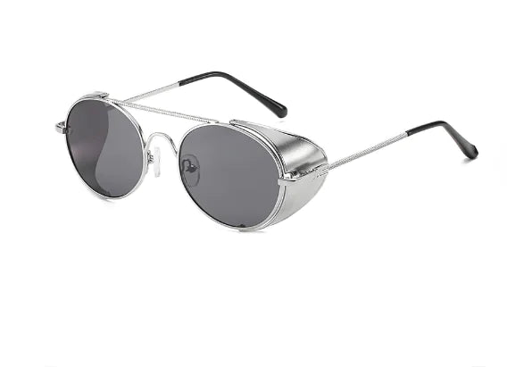 Classic Steampunk Round Sunglasses for Men and Women