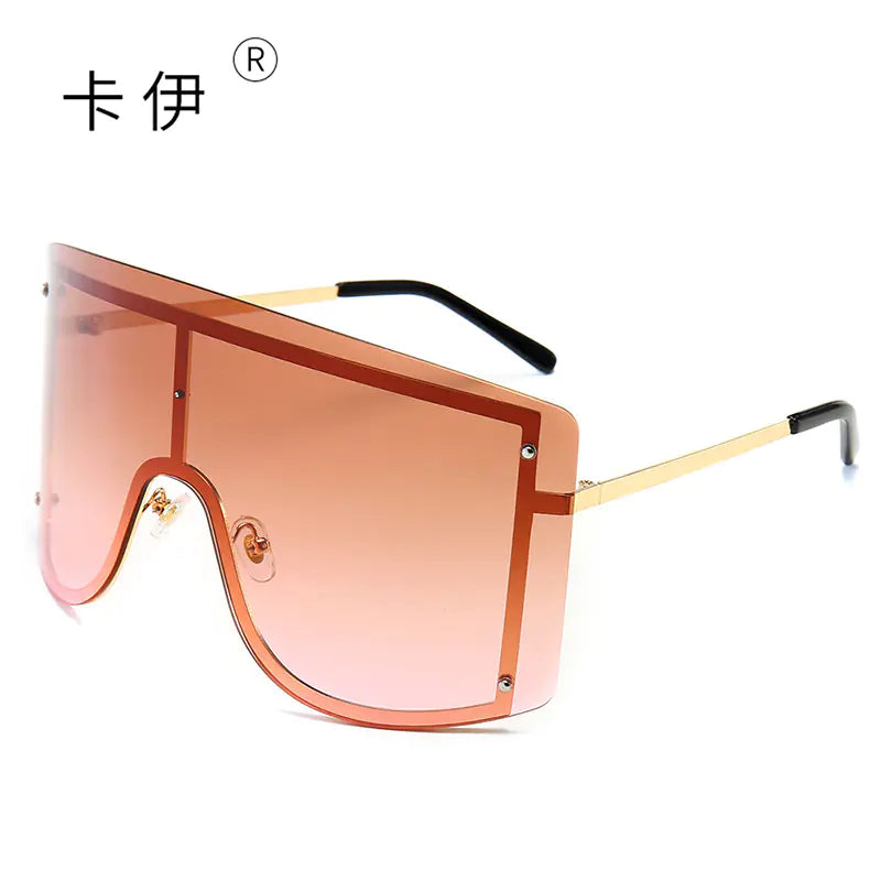 New Fashion Oversized Sunglasses with Colorful Frames