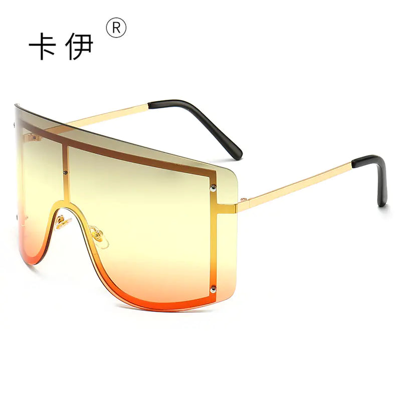 New Fashion Oversized Sunglasses with Colorful Frames
