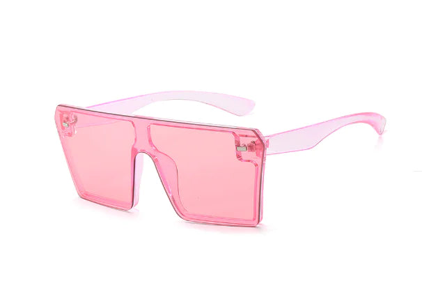 Candy Color Square Frame Sunglasses