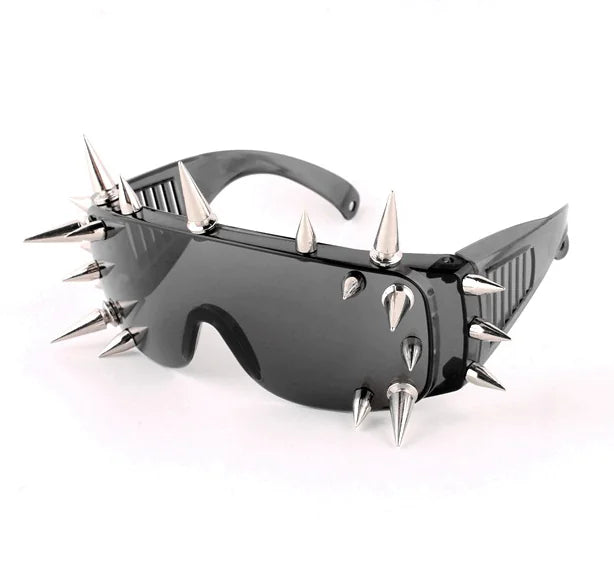 Handcrafted Punk Studded Sunglasses – Edgy Trendy Eyewear for Bold Looks