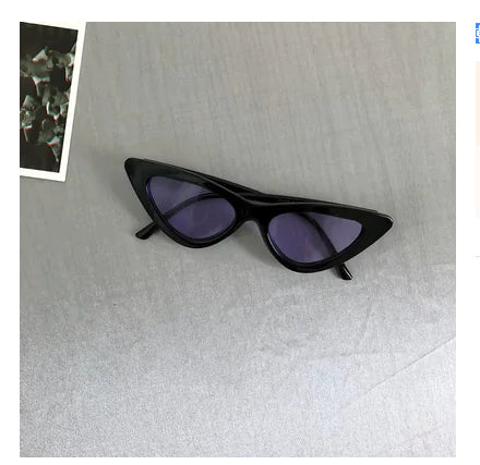 ClawBack Cat Eye Hip Hop Sunglasses for Women - Retro Style