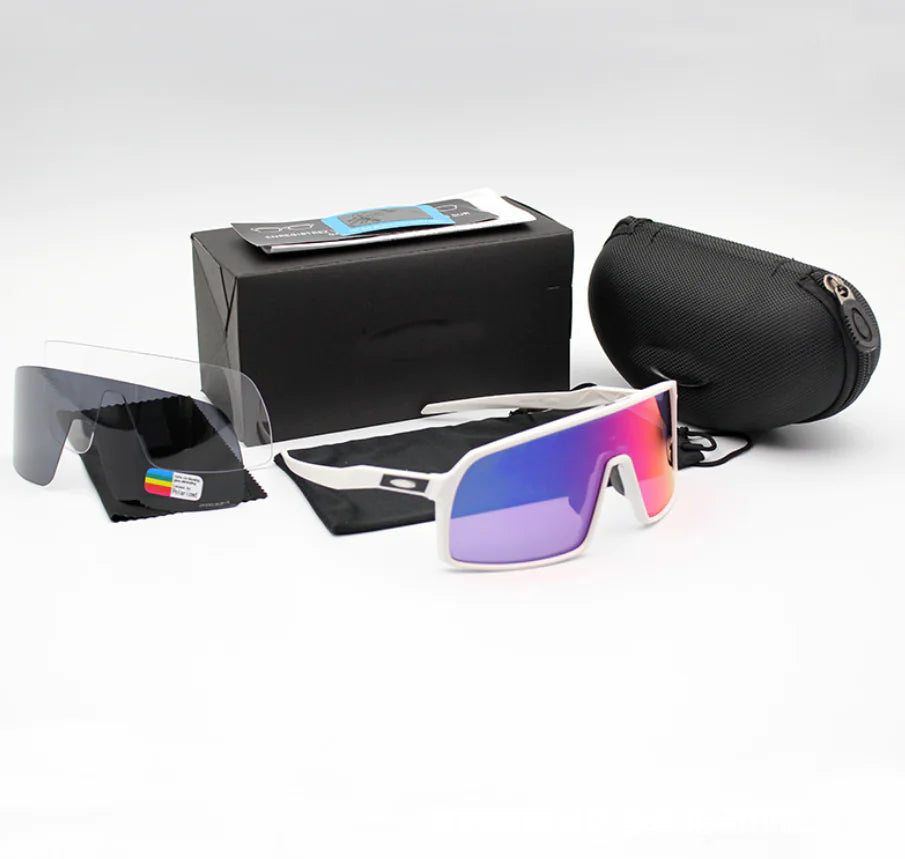 Athletic Polarized Cycling Sunglasses – Sleek, Lightweight