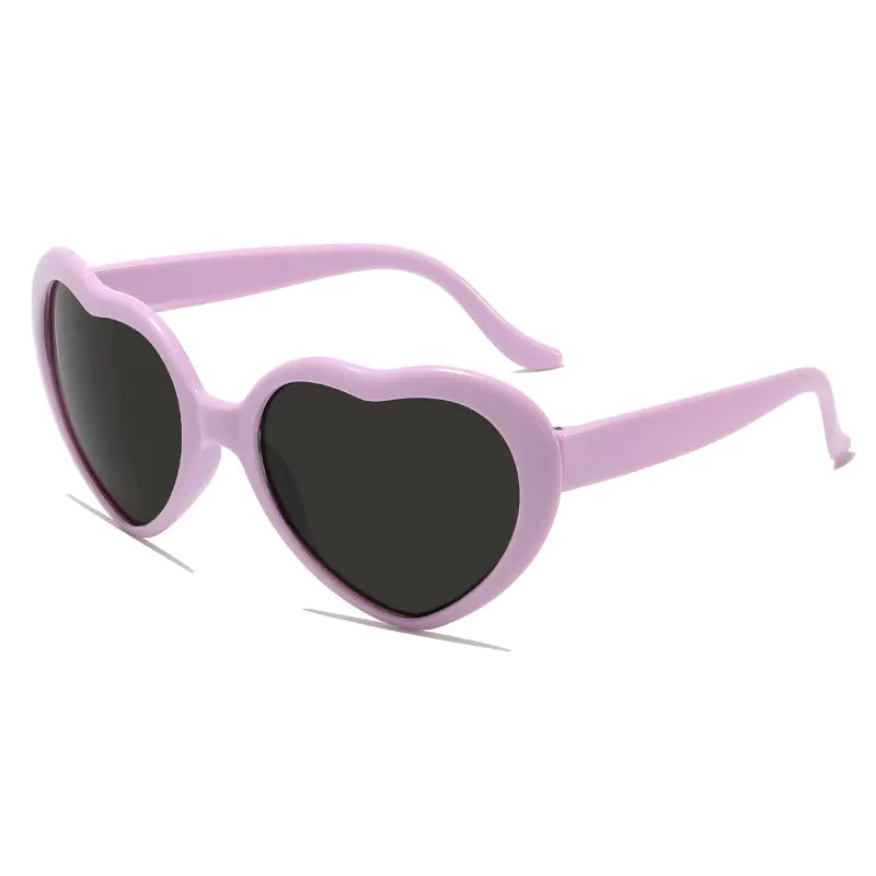Trendy Heart Frame Sunglasses – Bold & Playful Eyewear for Summer Looks