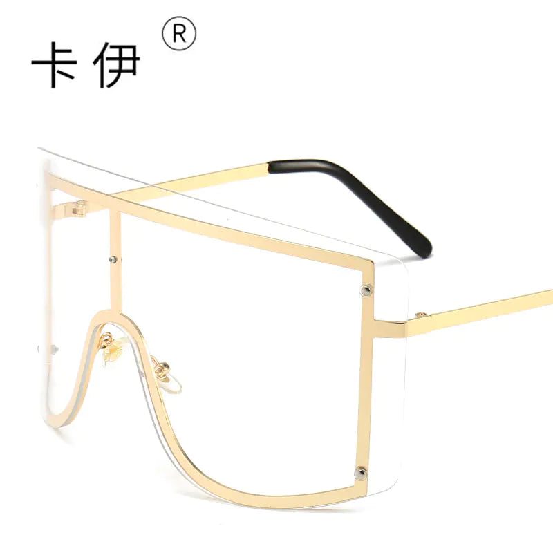 New Fashion Oversized Sunglasses with Colorful Frames