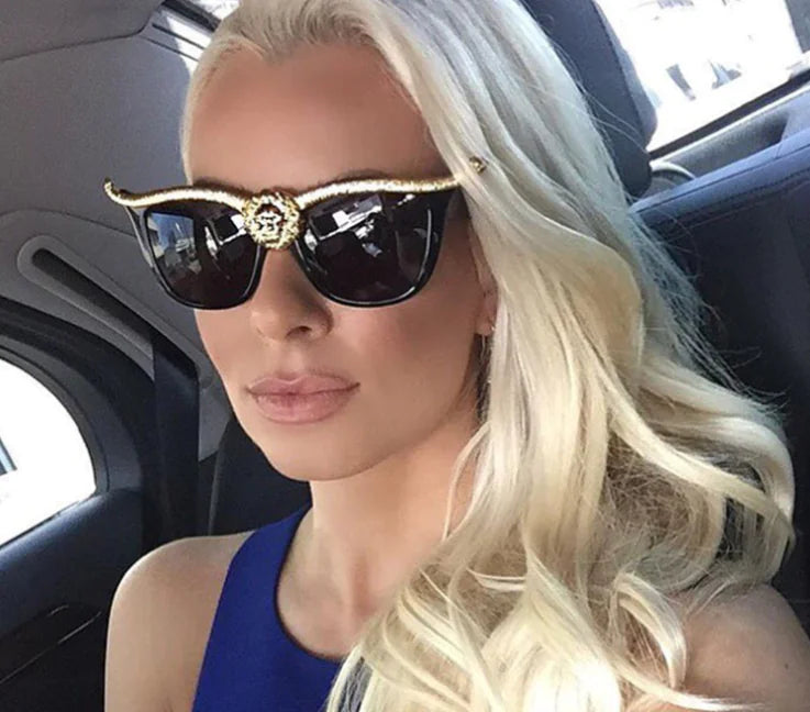 Majestic Gaze Lion Head Sunglasses