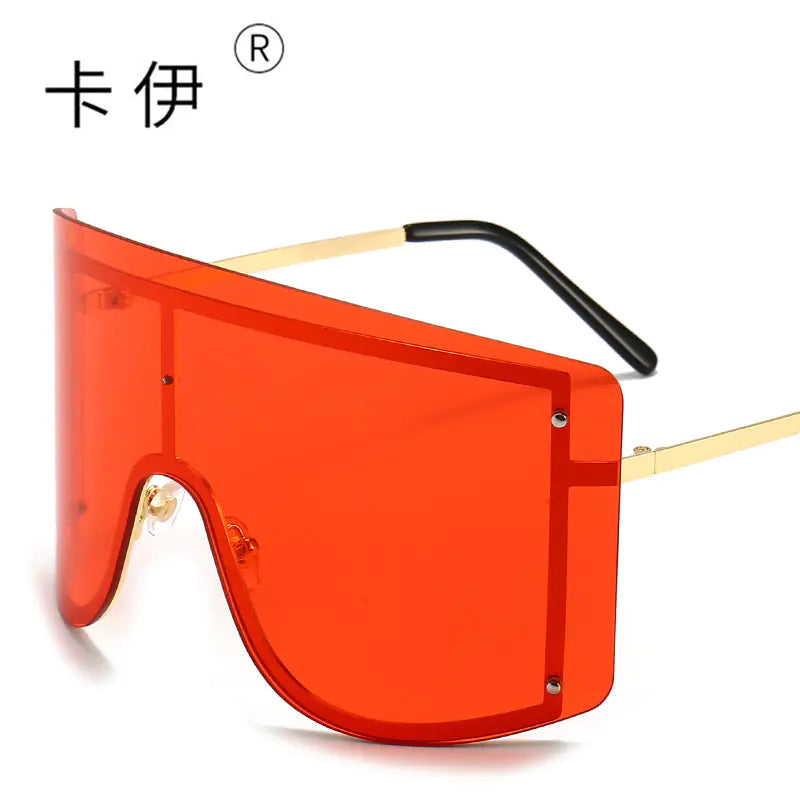 New Fashion Oversized Sunglasses with Colorful Frames