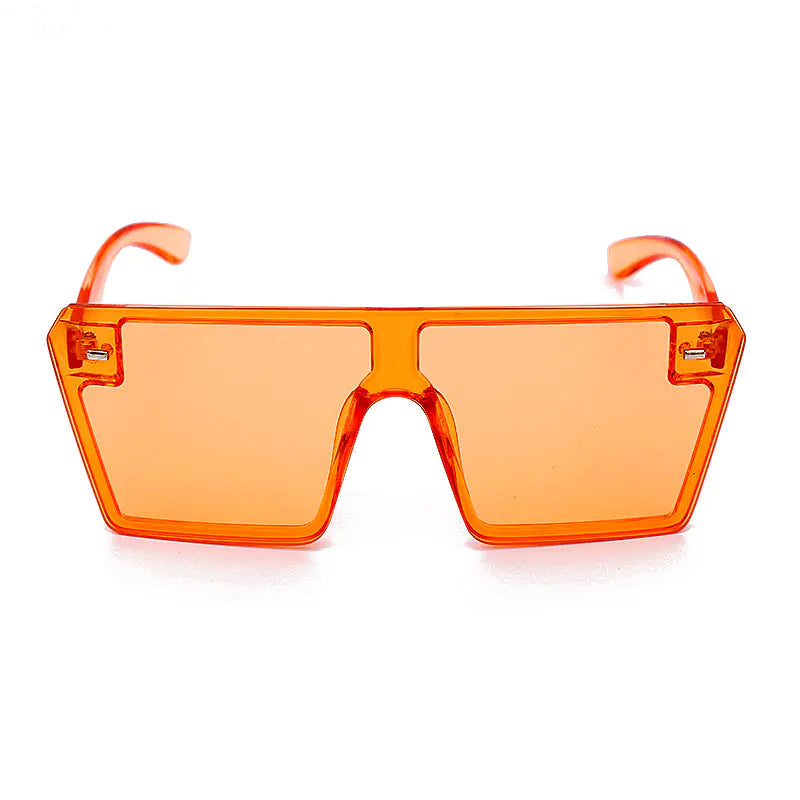 Candy Color Square Frame Sunglasses