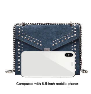 2019 Trendy Studded Small Square Bag for Women