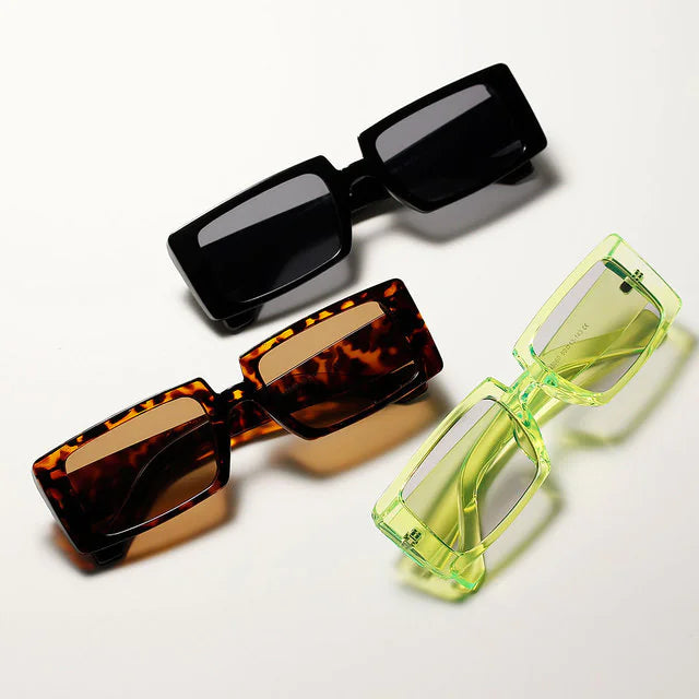Retro Rectangular Sunglasses – Y2K Inspired Fashion Shades