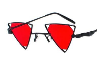 New Punk Style Triangle Sunglasses with Metal Frame