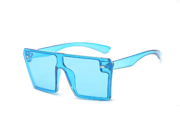 Candy Color Square Frame Sunglasses
