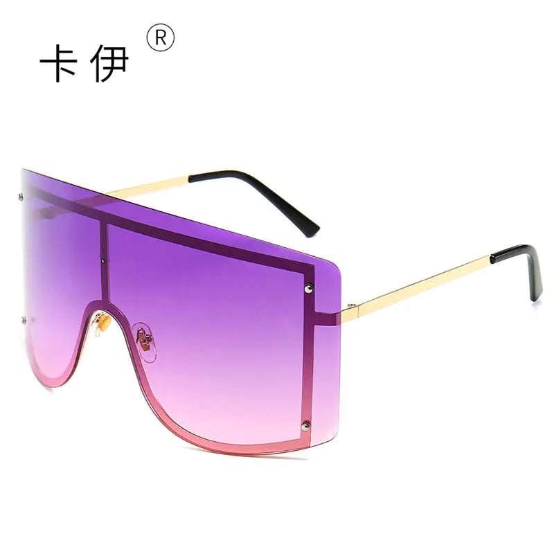 New Fashion Oversized Sunglasses with Colorful Frames