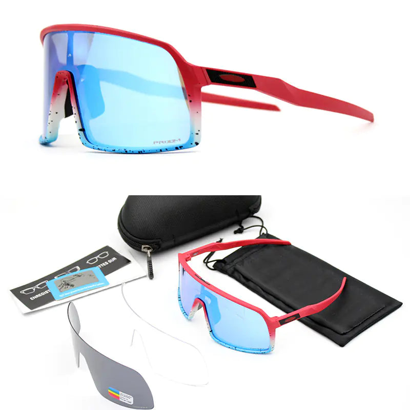 Athletic Polarized Cycling Sunglasses – Sleek, Lightweight