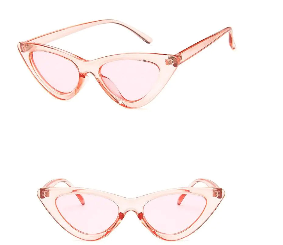 ClawBack Cat Eye Hip Hop Sunglasses for Women - Retro Style