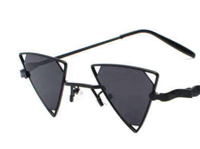 New Punk Style Triangle Sunglasses with Metal Frame