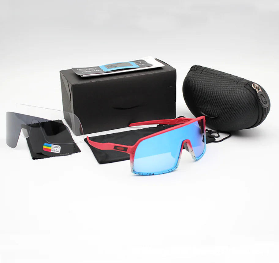 Athletic Polarized Cycling Sunglasses – Sleek, Lightweight